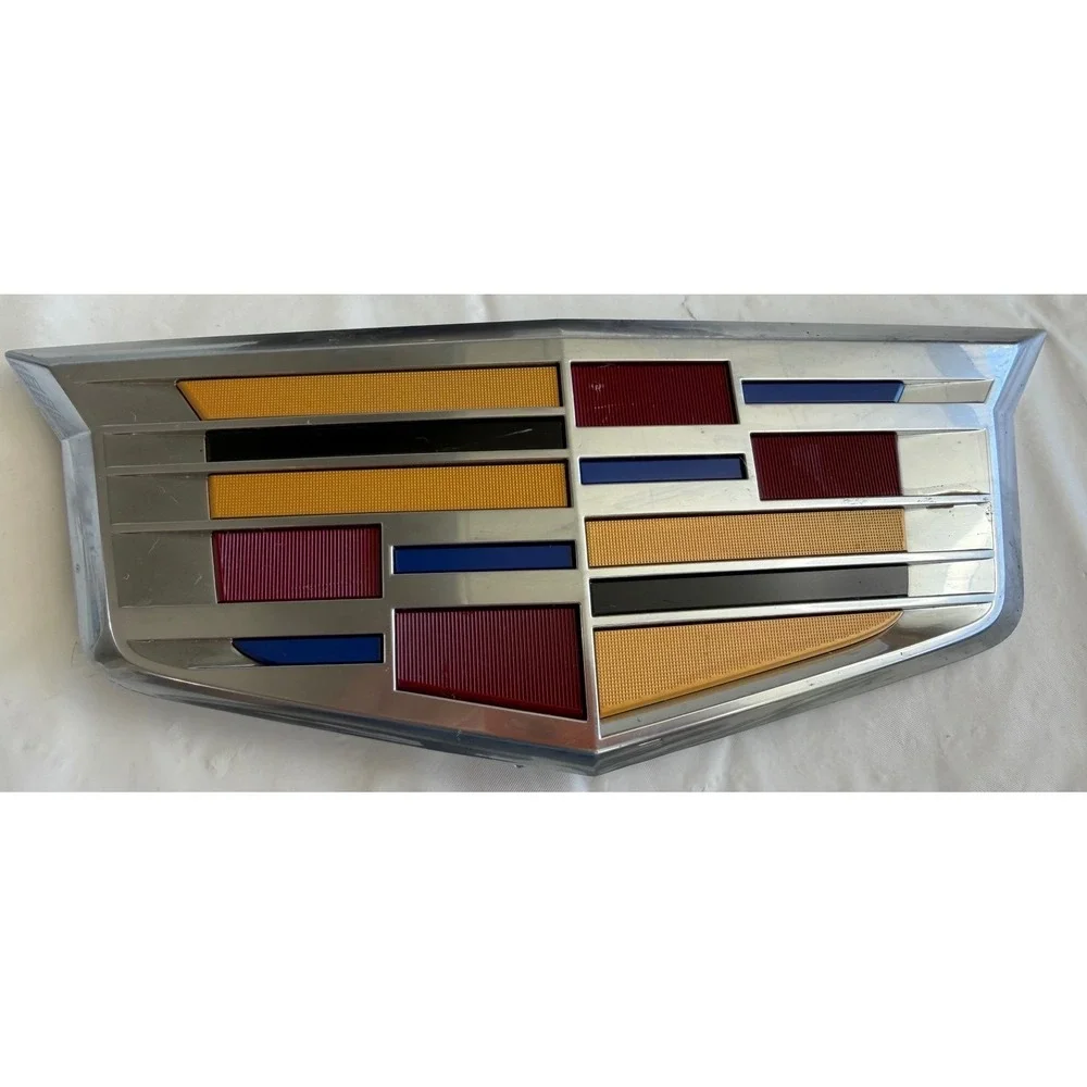 Cadillac GM Emblem Badge Lot Vintage Modern Crest Wreath Mark of Excellence